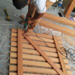 Fabricate new wooden gate
