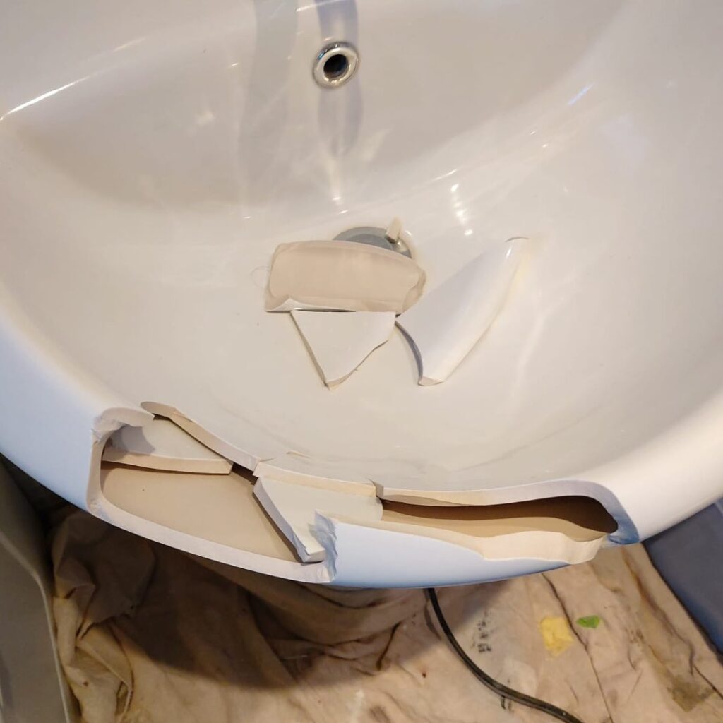 wash basin repair