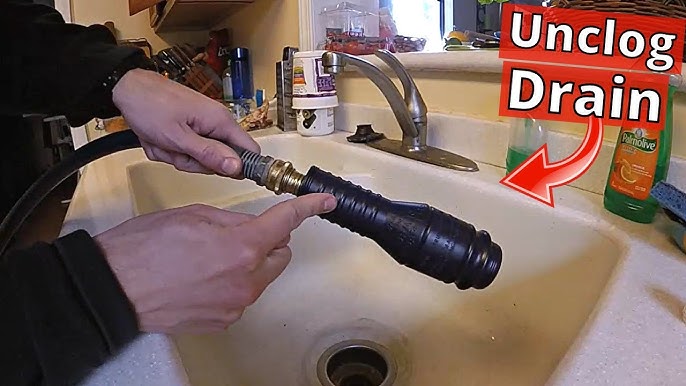 Unclog drain pipe